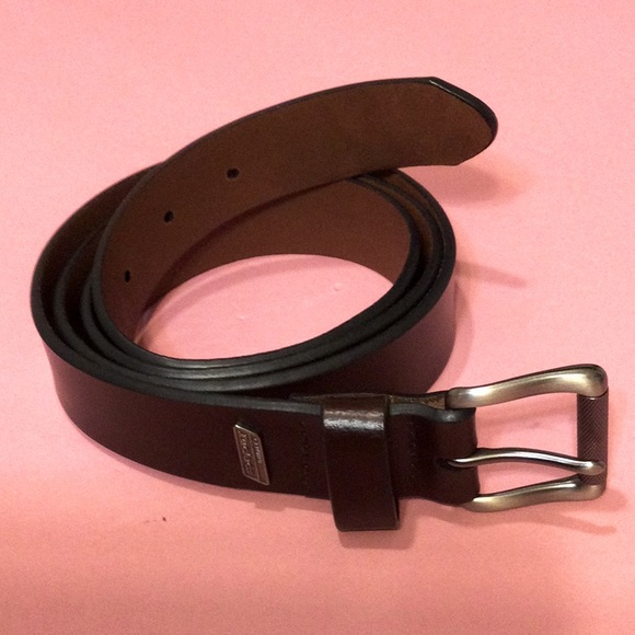 Dickies Accessories Brown Leather Dickie Belt Belt Is In Excellent